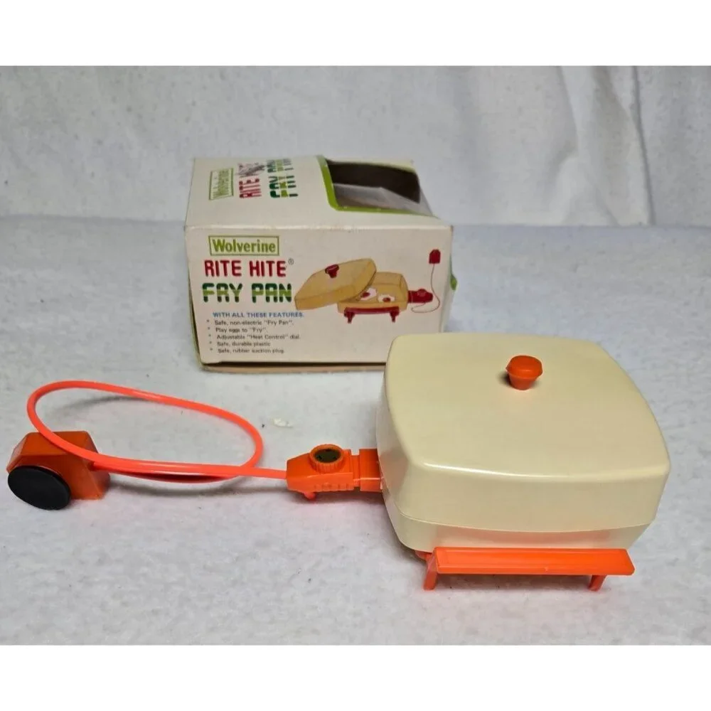 Wolverine Rite Hite Fry Pan Toy With Box‎ Childs Vintage Toy